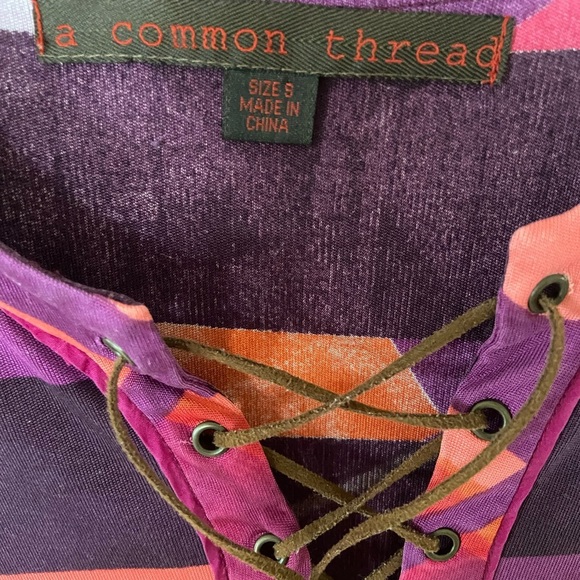 A Common Thread 100% Silk dress, size S - Picture 3 of 3